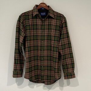 PENDLETON TRAIL SHIRT Virgin Wool Men's Size L
